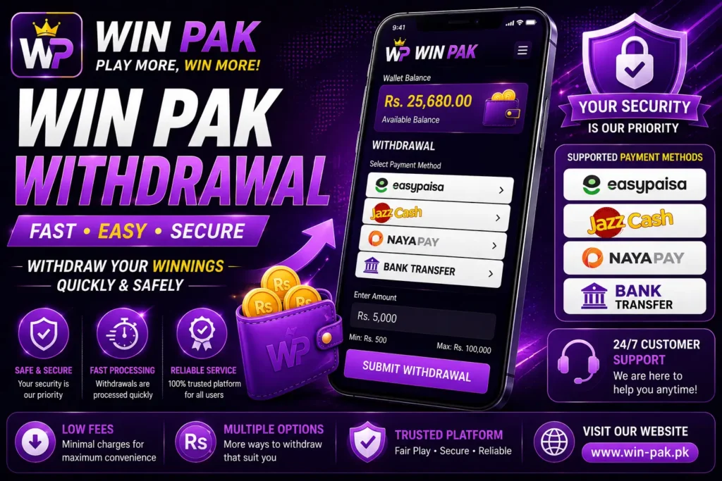 Win Pak Withdrawal